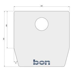Hauchschutz / Atemschutz für bon Spaltlampen 30x30cm